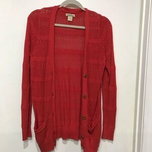 Rust cardigan